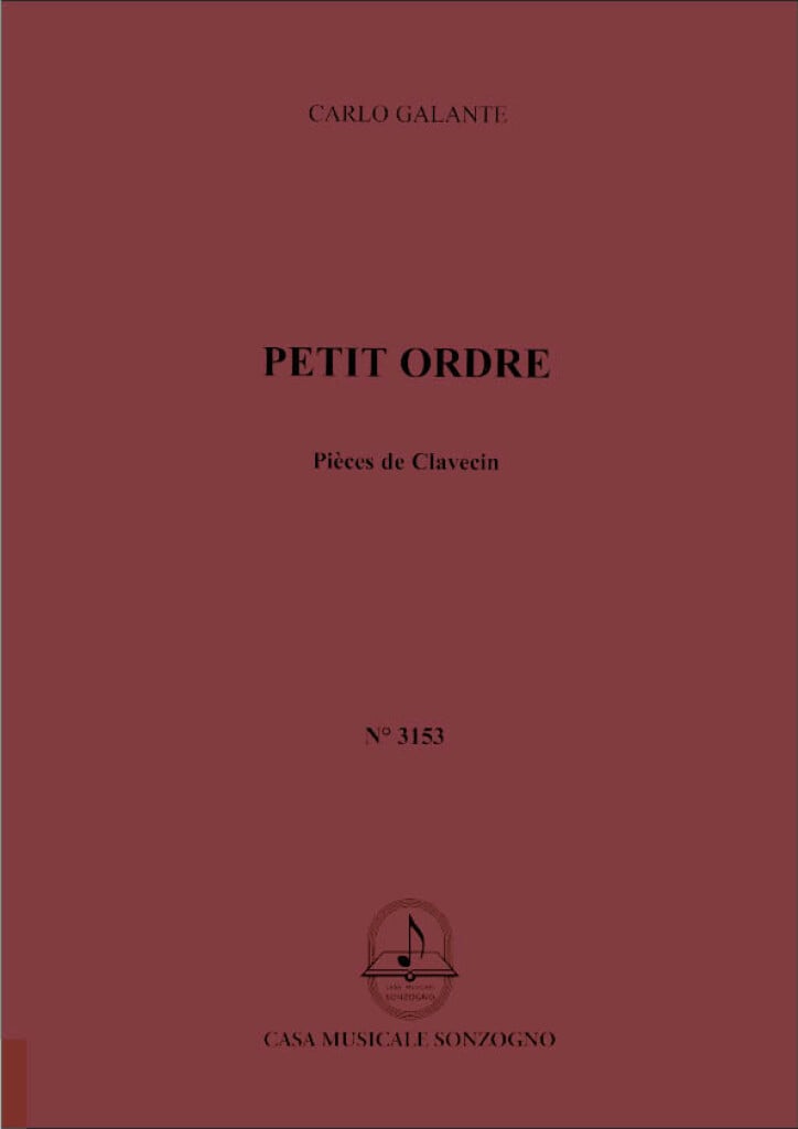 Petit ordre - Pièces de clavecin